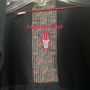 Visconti Black Black Button Up